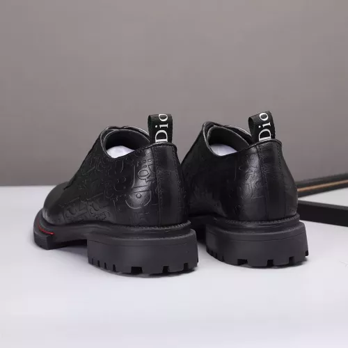 Replica Christian Dior Leather Shoes For Men #1274804 $85.00 USD for Wholesale