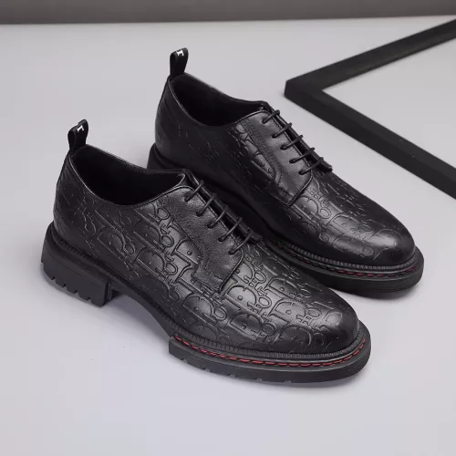 Replica Christian Dior Leather Shoes For Men #1274805 $85.00 USD for Wholesale