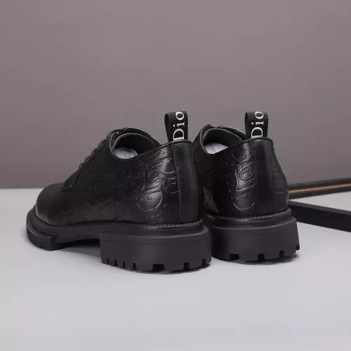 Replica Christian Dior Leather Shoes For Men #1274805 $85.00 USD for Wholesale