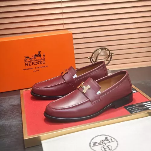 Hermes Leather Shoes For Men #1274812 $85.00 USD, Wholesale Replica Hermes Leather Shoes