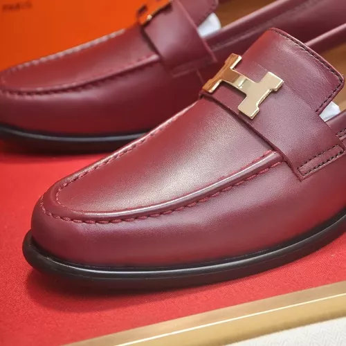 Replica Hermes Leather Shoes For Men #1274812 $85.00 USD for Wholesale