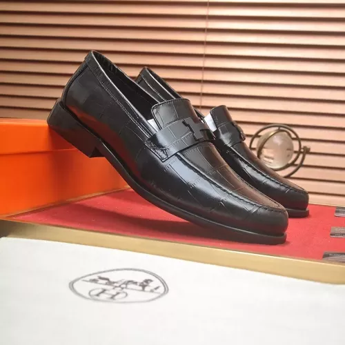 Replica Hermes Leather Shoes For Men #1274815 $85.00 USD for Wholesale