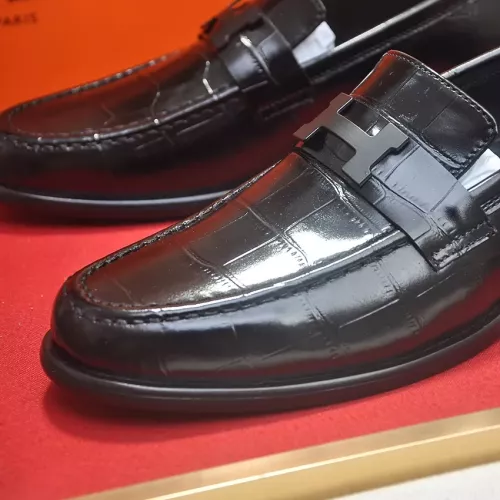 Replica Hermes Leather Shoes For Men #1274815 $85.00 USD for Wholesale