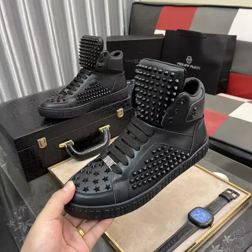 Philipp Plein PP High Tops Shoes For Men #1274967 $125.00 USD, Wholesale Replica Philipp Plein PP High Tops Shoes