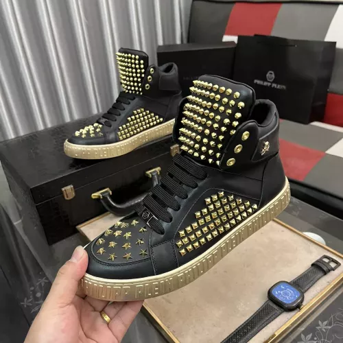 Philipp Plein PP High Tops Shoes For Men #1274969 $125.00 USD, Wholesale Replica Philipp Plein PP High Tops Shoes