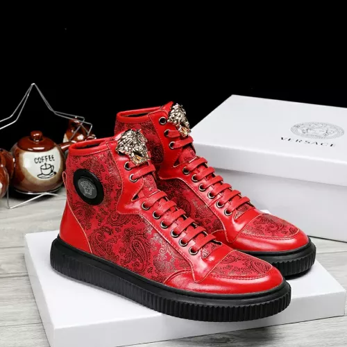 Replica Versace High Tops Shoes For Men #1274972 $76.00 USD for Wholesale