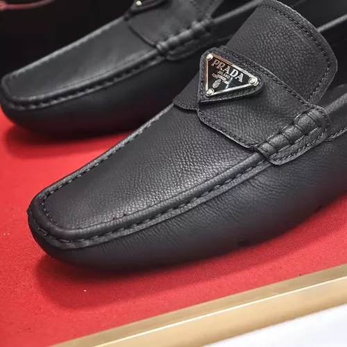 Replica Prada Leather Shoes For Men #1274983 $80.00 USD for Wholesale