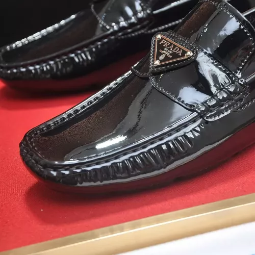 Replica Prada Leather Shoes For Men #1274987 $80.00 USD for Wholesale