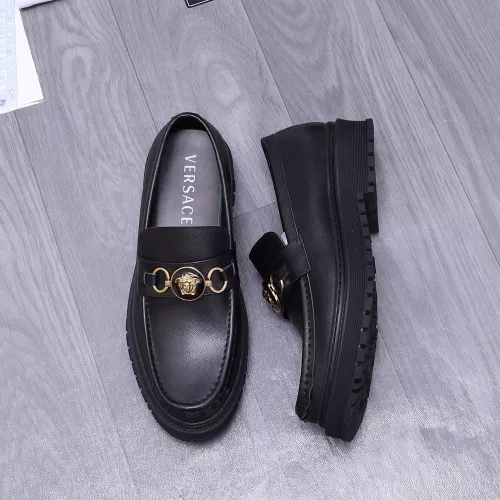 Versace Leather Shoes For Men #1275006 $88.00 USD, Wholesale Replica Versace Leather Shoes