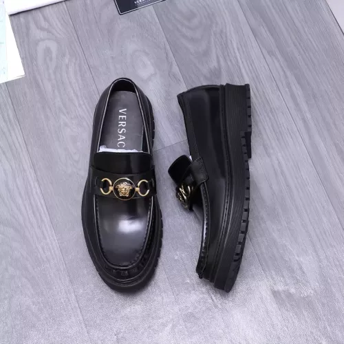 Versace Leather Shoes For Men #1275007 $88.00 USD, Wholesale Replica Versace Leather Shoes