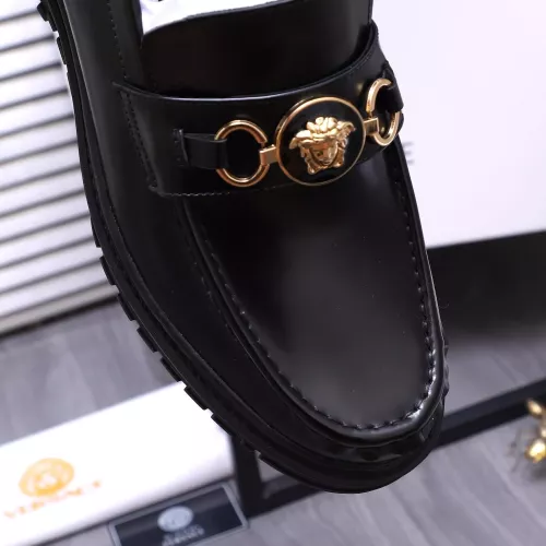 Replica Versace Leather Shoes For Men #1275007 $88.00 USD for Wholesale