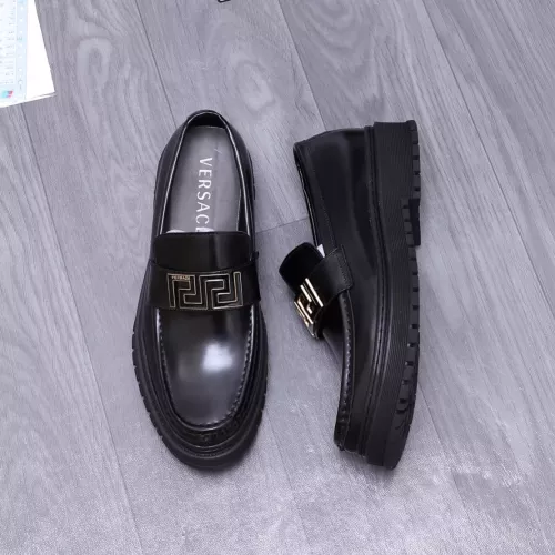 Versace Leather Shoes For Men #1275009 $88.00 USD, Wholesale Replica Versace Leather Shoes