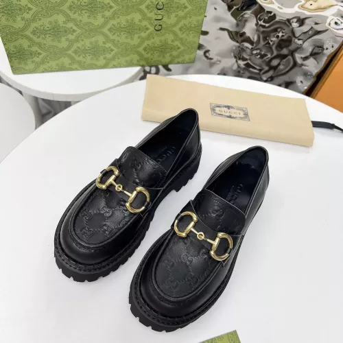 Replica Gucci Oxfords Shoes For Women #1275160 $102.00 USD for Wholesale