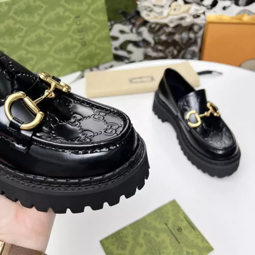 Replica Gucci Oxfords Shoes For Women #1275161 $102.00 USD for Wholesale