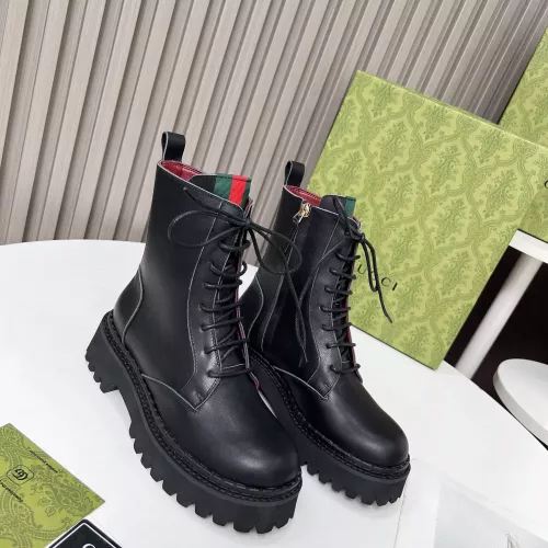 Replica Gucci Boots For Women #1275245 $108.00 USD for Wholesale