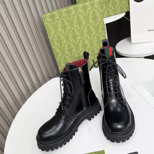 Replica Gucci Boots For Women #1275246 $108.00 USD for Wholesale