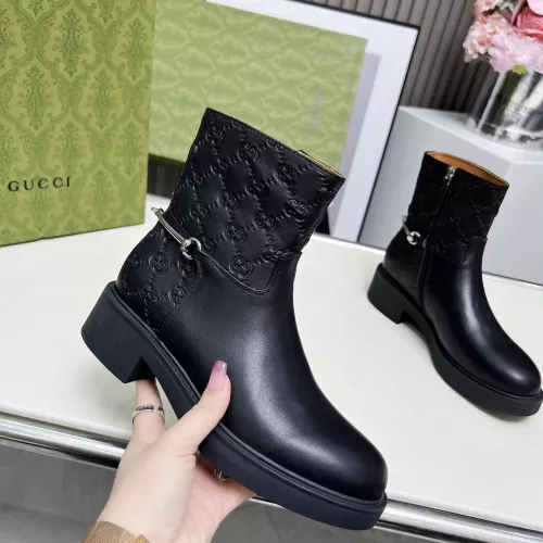 Replica Gucci Boots For Women #1275262 $122.00 USD for Wholesale