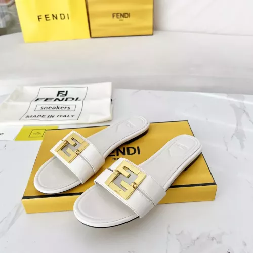 Fendi Slippers For Women #1275263 $100.00 USD, Wholesale Replica Fendi Slippers