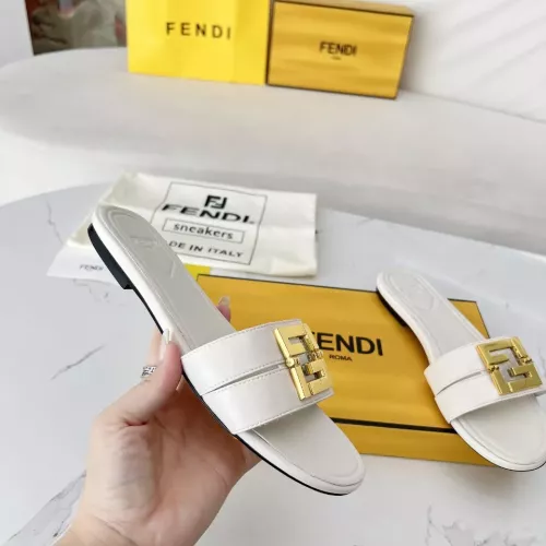 Replica Fendi Slippers For Women #1275263 $100.00 USD for Wholesale