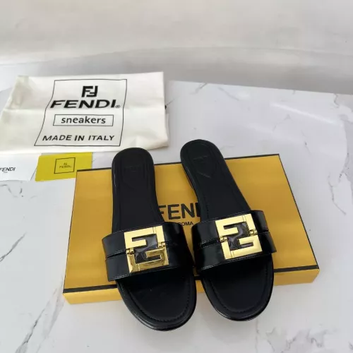 Replica Fendi Slippers For Women #1275264 $100.00 USD for Wholesale