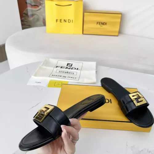 Replica Fendi Slippers For Women #1275264 $100.00 USD for Wholesale