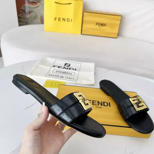 Replica Fendi Slippers For Women #1275264 $100.00 USD for Wholesale