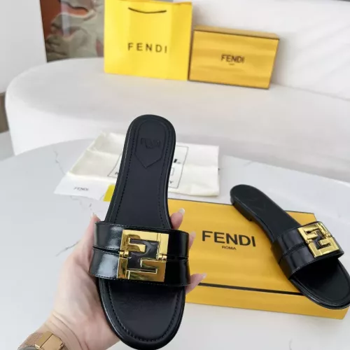 Replica Fendi Slippers For Women #1275264 $100.00 USD for Wholesale