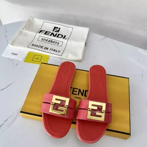 Replica Fendi Slippers For Women #1275265 $100.00 USD for Wholesale