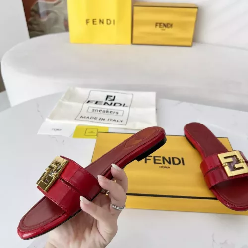 Replica Fendi Slippers For Women #1275266 $100.00 USD for Wholesale