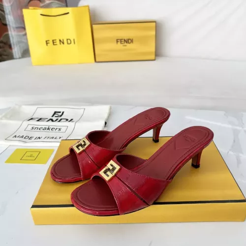 Fendi Slippers For Women #1275268 $100.00 USD, Wholesale Replica Fendi Slippers