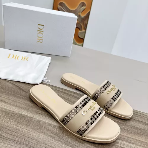 Replica Christian Dior Slippers For Women #1275275 $82.00 USD for Wholesale