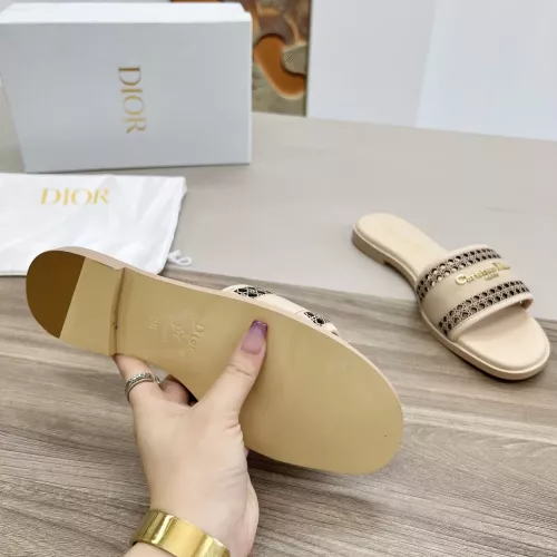 Replica Christian Dior Slippers For Women #1275275 $82.00 USD for Wholesale