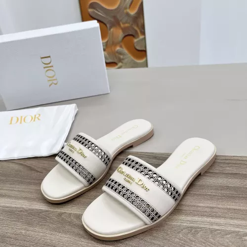 Christian Dior Slippers For Women #1275278 $82.00 USD, Wholesale Replica Christian Dior Slippers