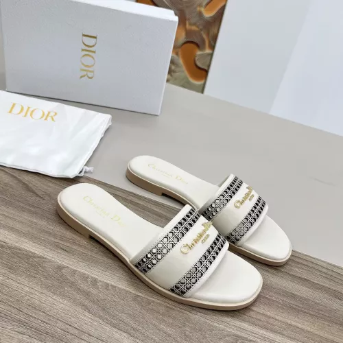 Replica Christian Dior Slippers For Women #1275278 $82.00 USD for Wholesale