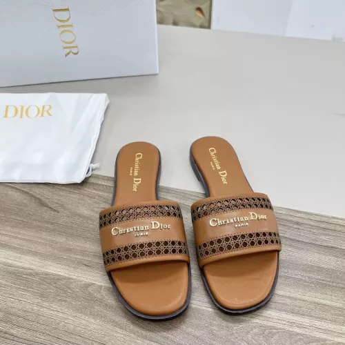 Replica Christian Dior Slippers For Women #1275283 $82.00 USD for Wholesale