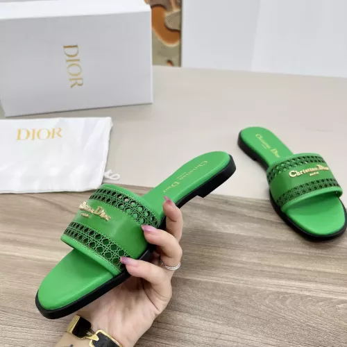 Replica Christian Dior Slippers For Women #1275286 $82.00 USD for Wholesale