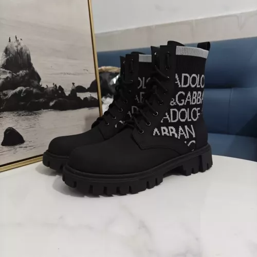 Replica Dolce & Gabbana D&G Boots For Women #1275326 $130.00 USD for Wholesale