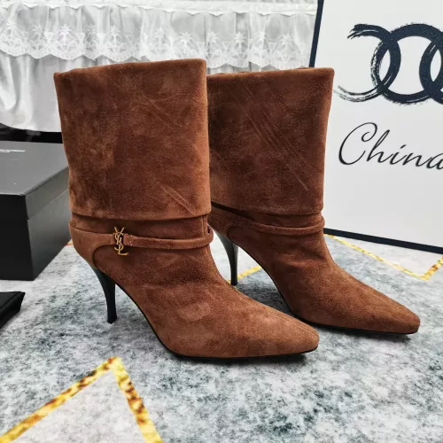 Replica Yves Saint Laurent YSL Boots For Women #1275340 $162.00 USD for Wholesale