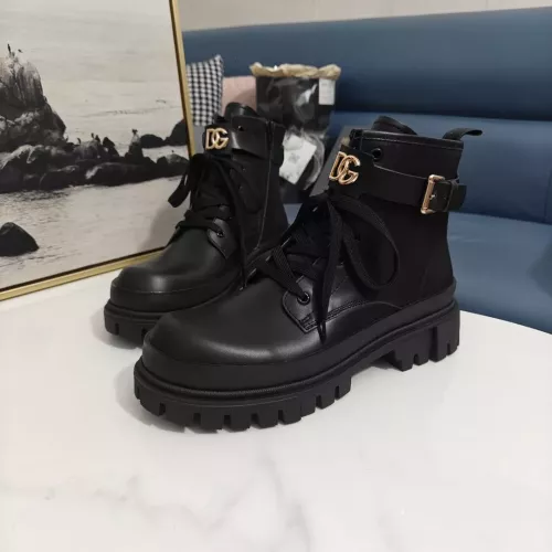 Dolce &amp; Gabbana D&amp;G Boots For Women #1275343 $135.00 USD, Wholesale Replica Dolce &amp; Gabbana D&amp;G Boots