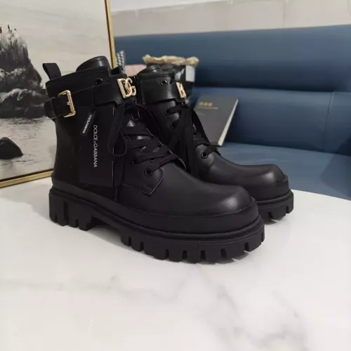 Replica Dolce & Gabbana D&G Boots For Women #1275343 $135.00 USD for Wholesale