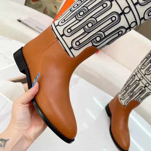 Replica Hermes Boots For Women #1275408 $118.00 USD for Wholesale