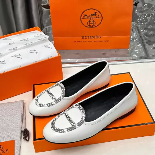 Hermes Leather Shoes For Women #1275409 $108.00 USD, Wholesale Replica Hermes Leather Shoes