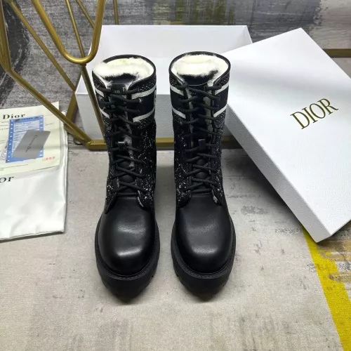 Replica Christian Dior Boots For Women #1275411 $130.00 USD for Wholesale