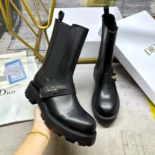 Replica Christian Dior Boots For Women #1275413 $115.00 USD for Wholesale