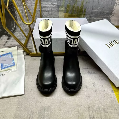 Replica Christian Dior Boots For Women #1275414 $130.00 USD for Wholesale