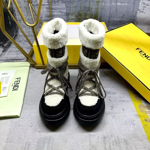 Replica Fendi Fashion Boots For Women #1275416 $125.00 USD for Wholesale