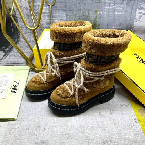 Replica Fendi Fashion Boots For Women #1275417 $125.00 USD for Wholesale