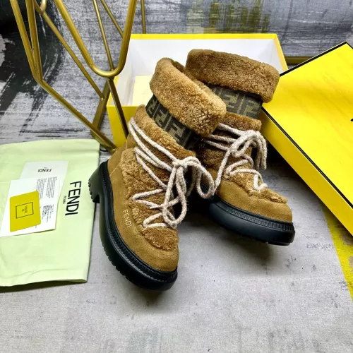 Replica Fendi Fashion Boots For Women #1275417 $125.00 USD for Wholesale