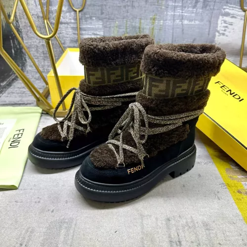 Replica Fendi Fashion Boots For Women #1275418 $125.00 USD for Wholesale