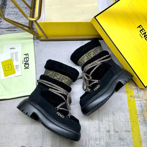 Replica Fendi Fashion Boots For Women #1275419 $125.00 USD for Wholesale